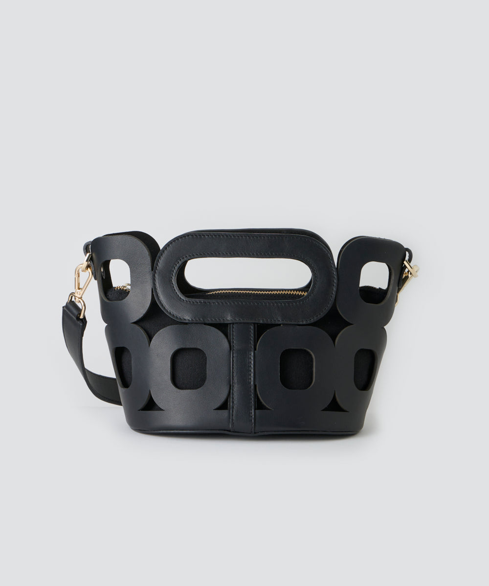 NEW ANELLI HANDLES MINI バッグ BLACK